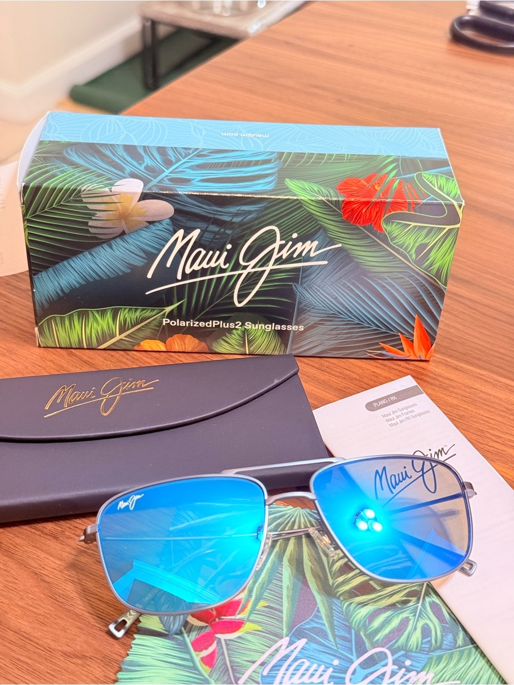 Maui Jim Polarized Sunglasses - Blue Lenses
